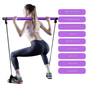 Kit Ejercicio Barras Pilates Yoga Banda
