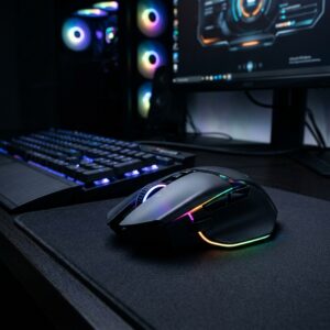 Ratón Ergonómico para Juegos con Iluminación RGB