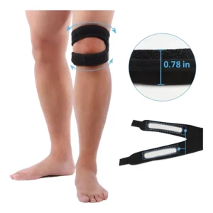 Set x2 Rodillera Faja Ajustable con Correa de Soporte Firme - Alivia el dolor y estabiliza la rótula al moverse
