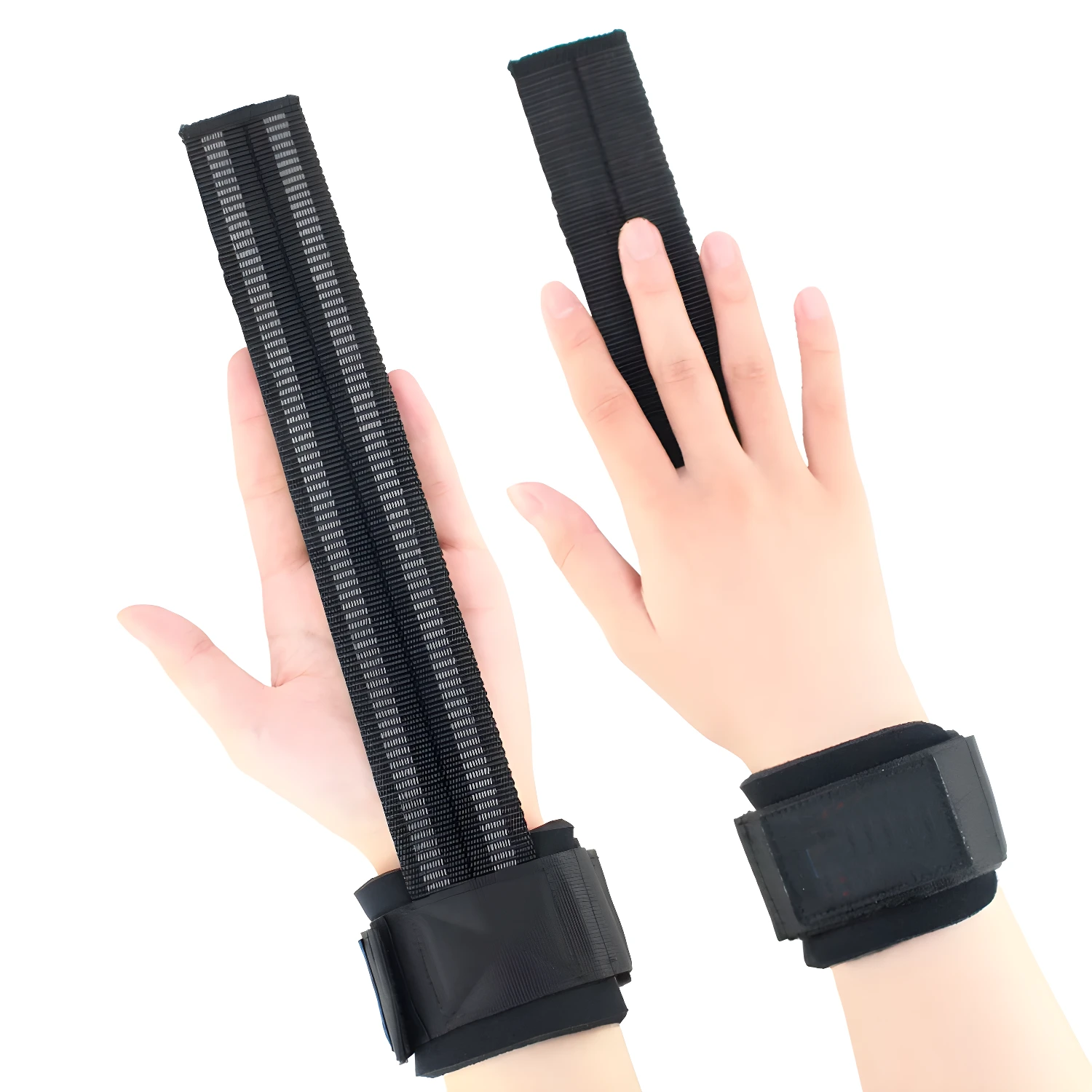 Set x2 Correas Lifting Straps Nylon Alto Rendimiento - Asegura agarre firme y soporta peso muerto - Imagen 4