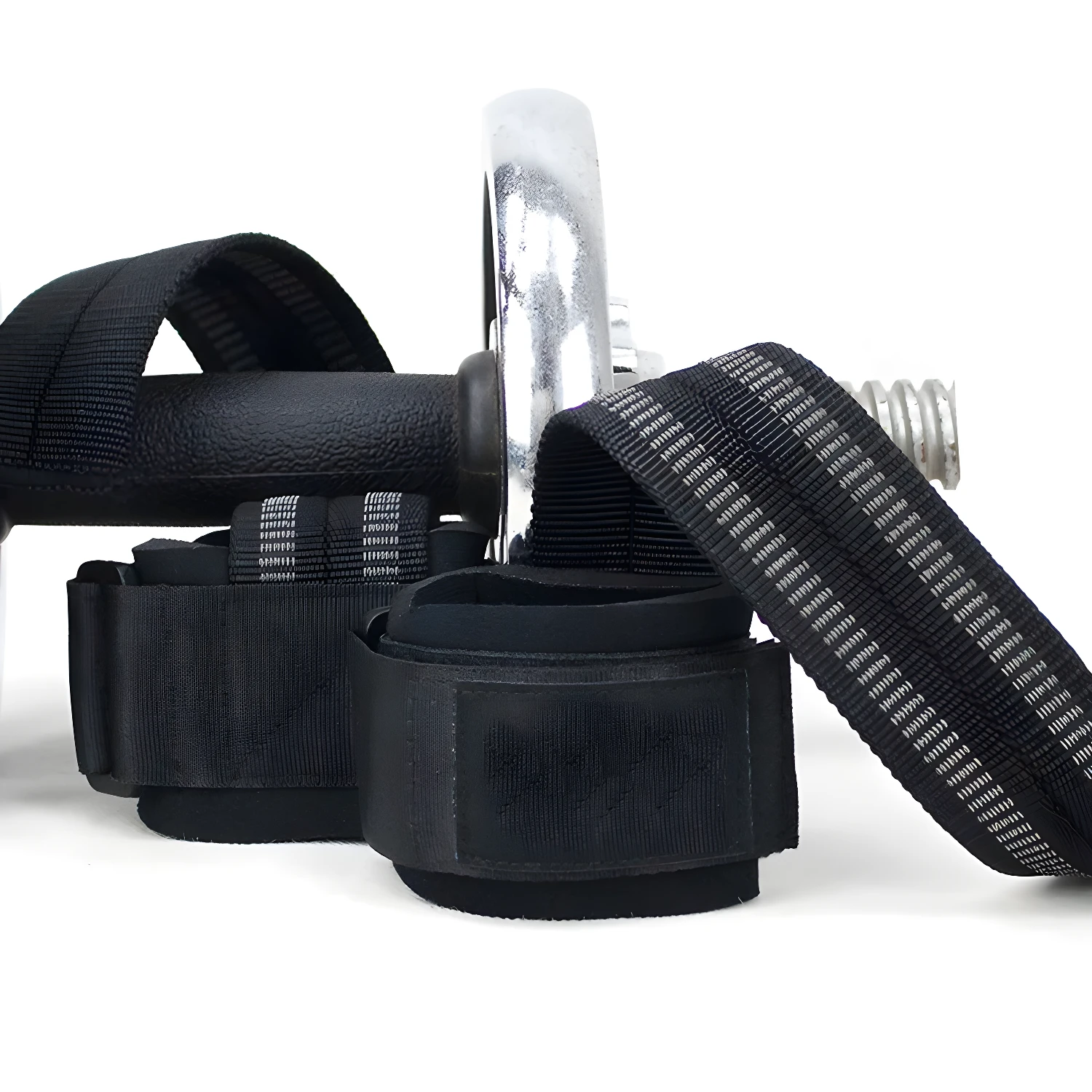 Set x2 Correas Lifting Straps Nylon Alto Rendimiento - Asegura agarre firme y soporta peso muerto - Imagen 6